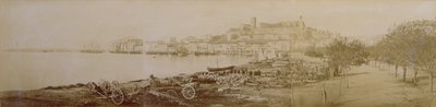 Panorama of Cannes and Le Suquet, 1858 by William De Bray